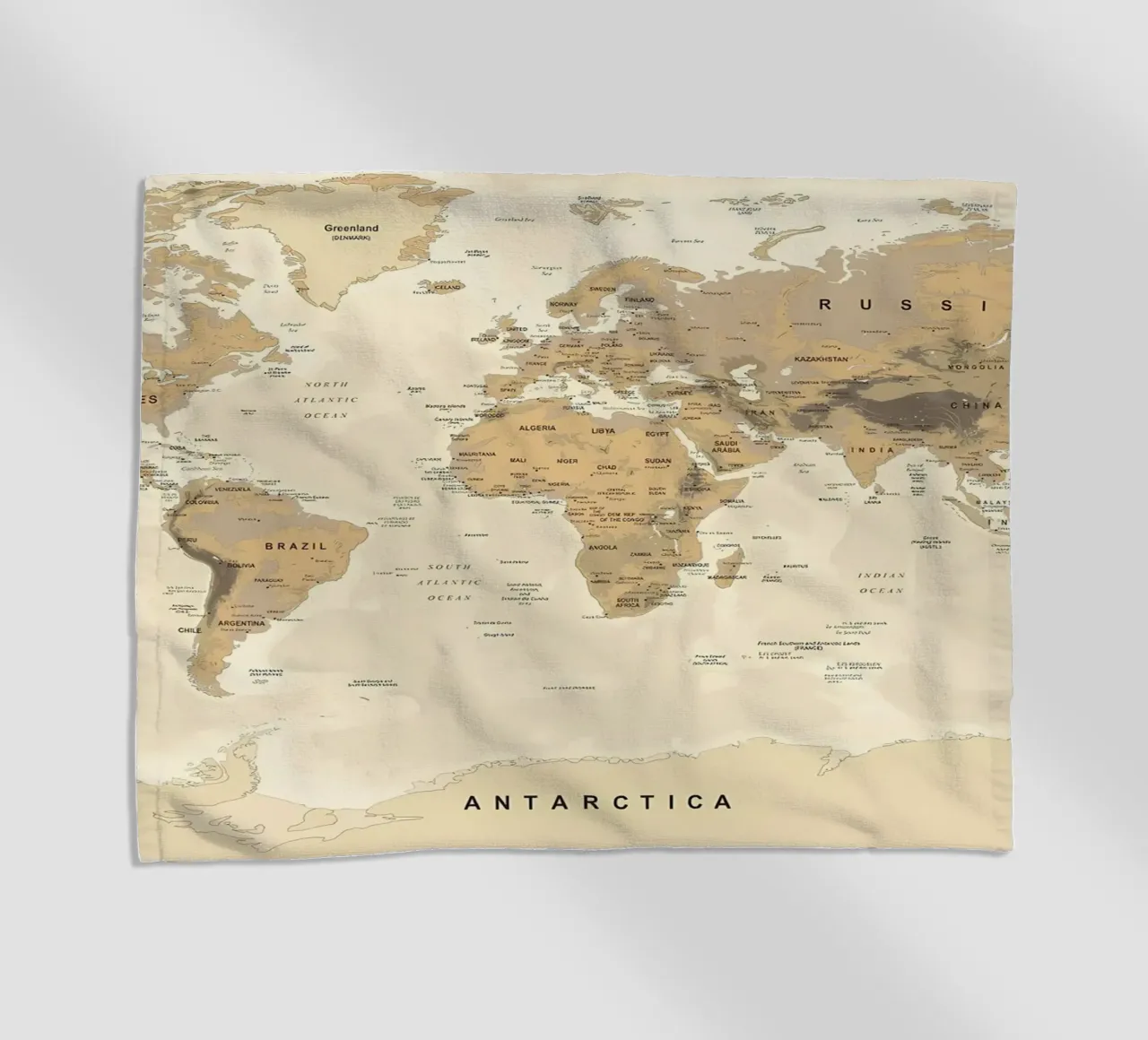 Mappa del mondo telo mare da Aiden Garcia