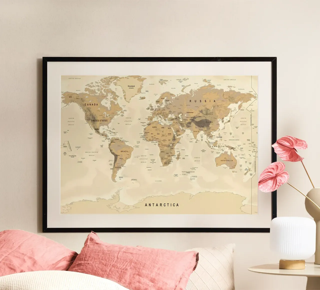 World Map poster by Aiden Garcia