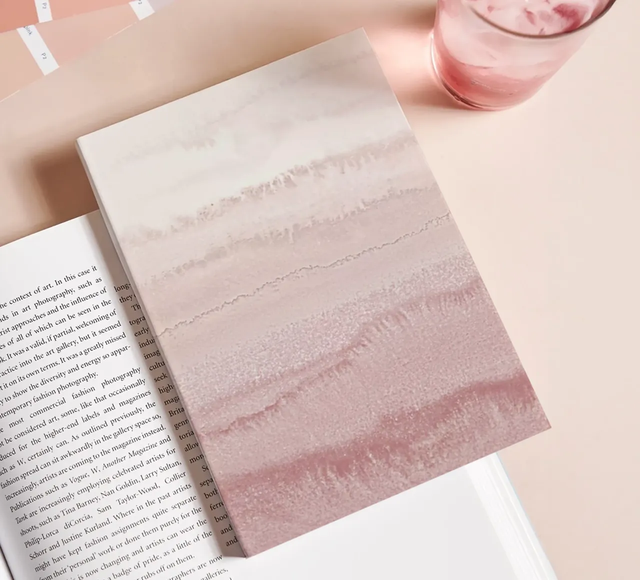 Within The Tides - Ballerina Blush notebook by Monika Strigel