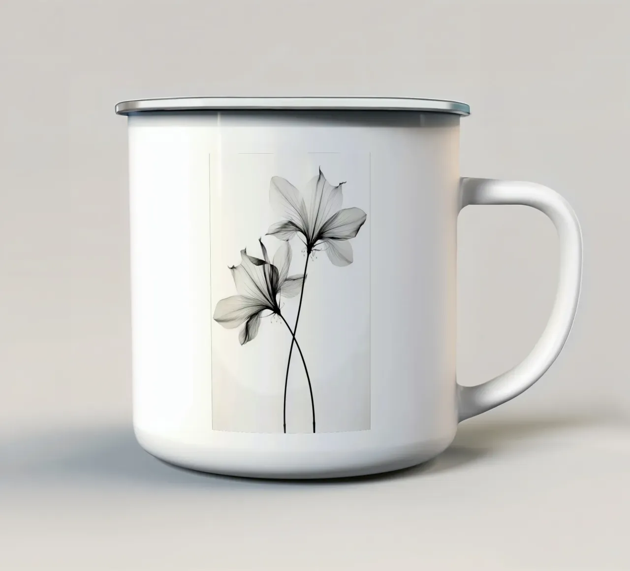 Botanico trasparente n. 6 tazza in smalto da Nicholas Campbell