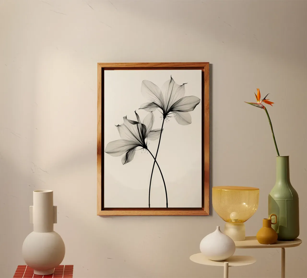 Botanico trasparente n. 6 alluminio dibond da Nicholas Campbell