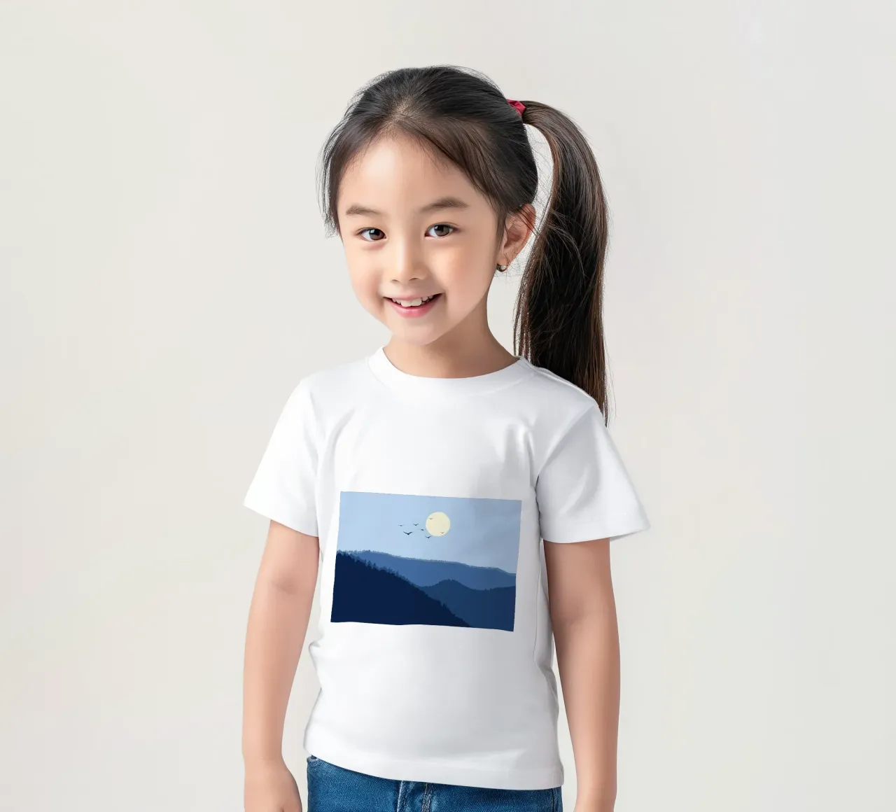 minimalistisch natur 2 Kinder T-Shirt von Bartosz Powalka