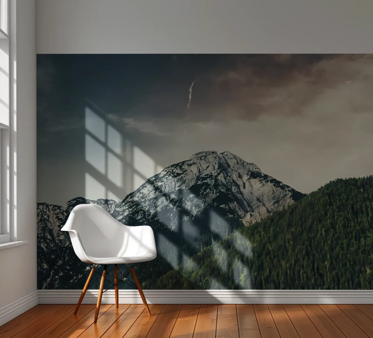 Dramatic Mountain fotobehang van Matthew Katz