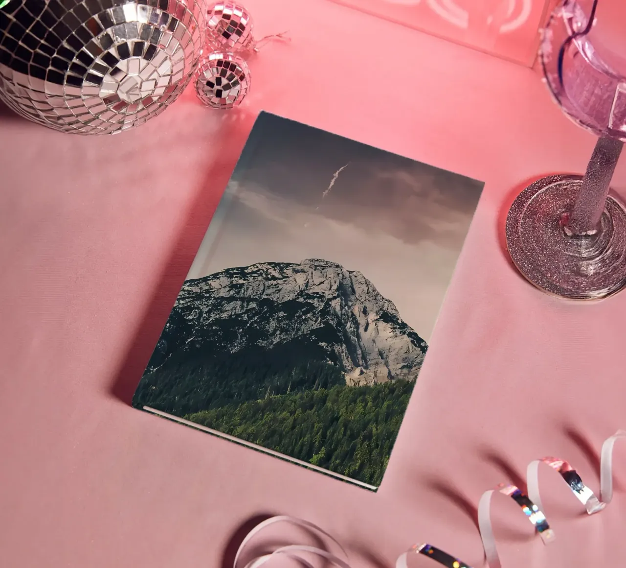 Dramatic Mountain notebook by Matthew Katz