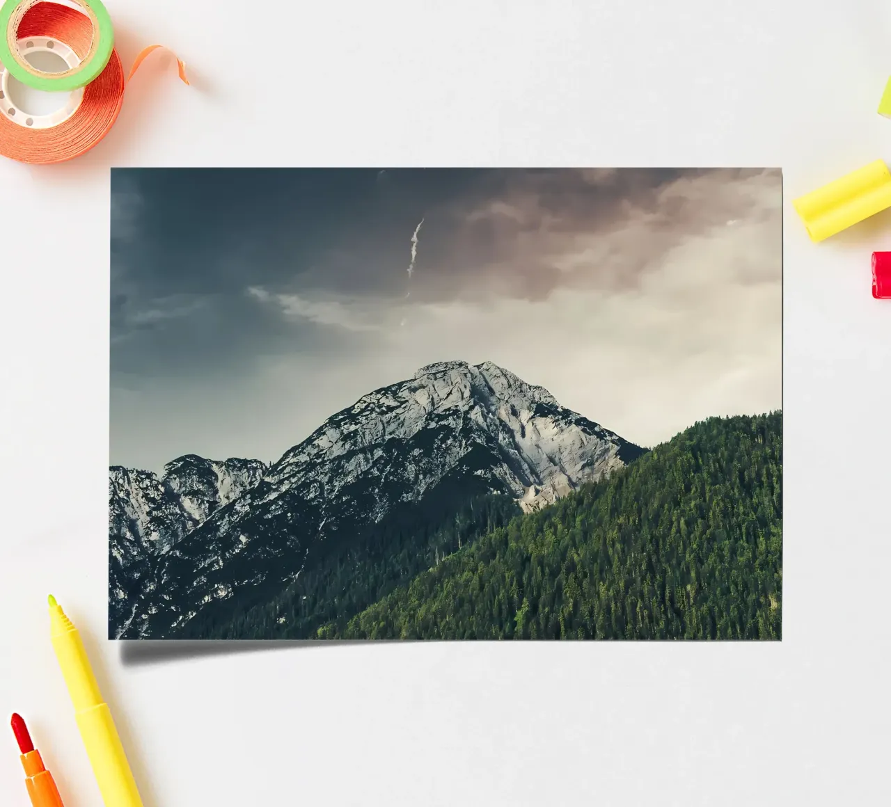 Dramatic Mountain sticker sheet by Matthew Katz