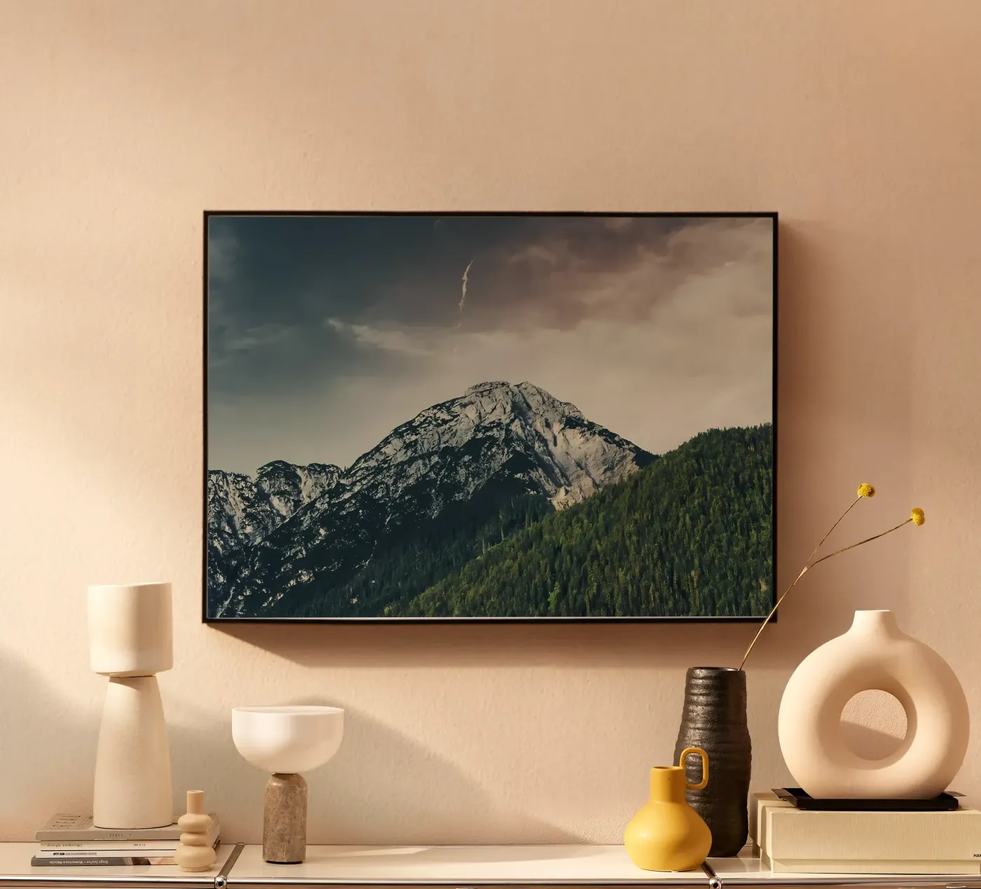 Dramatischer Berg Acryl-Glas von Matthew Katz