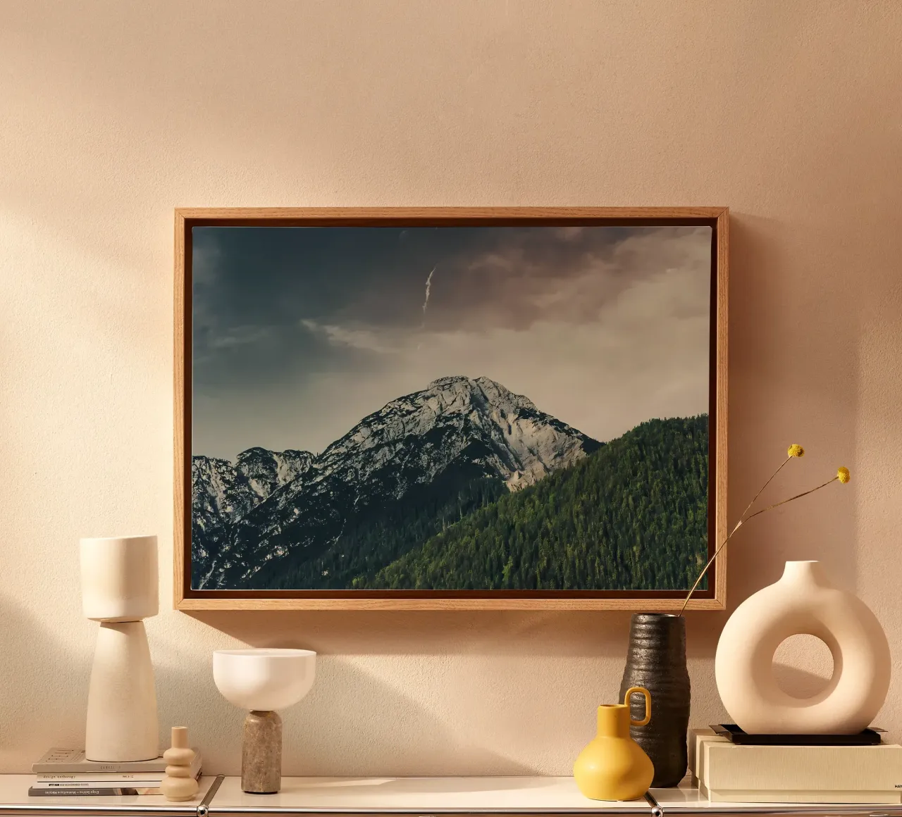 Dramatic Mountain canvas by Matthew Katz