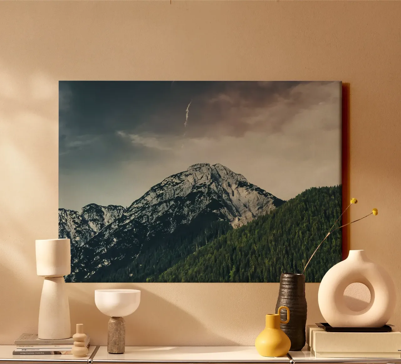 Dramatic Mountain canvas by Matthew Katz