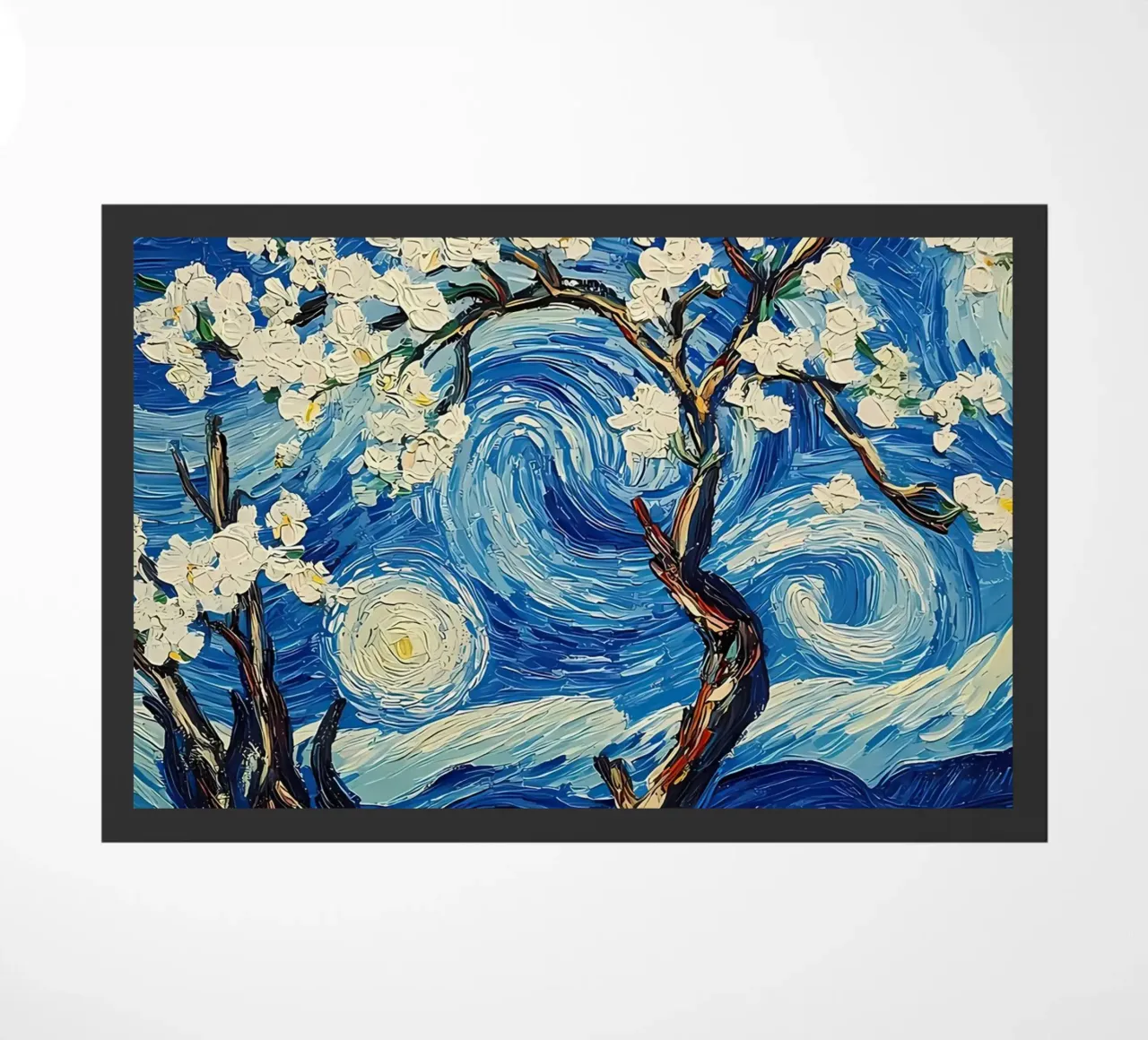 Notte stellata Fiori di mandorlo zerbino da Adrian Patel