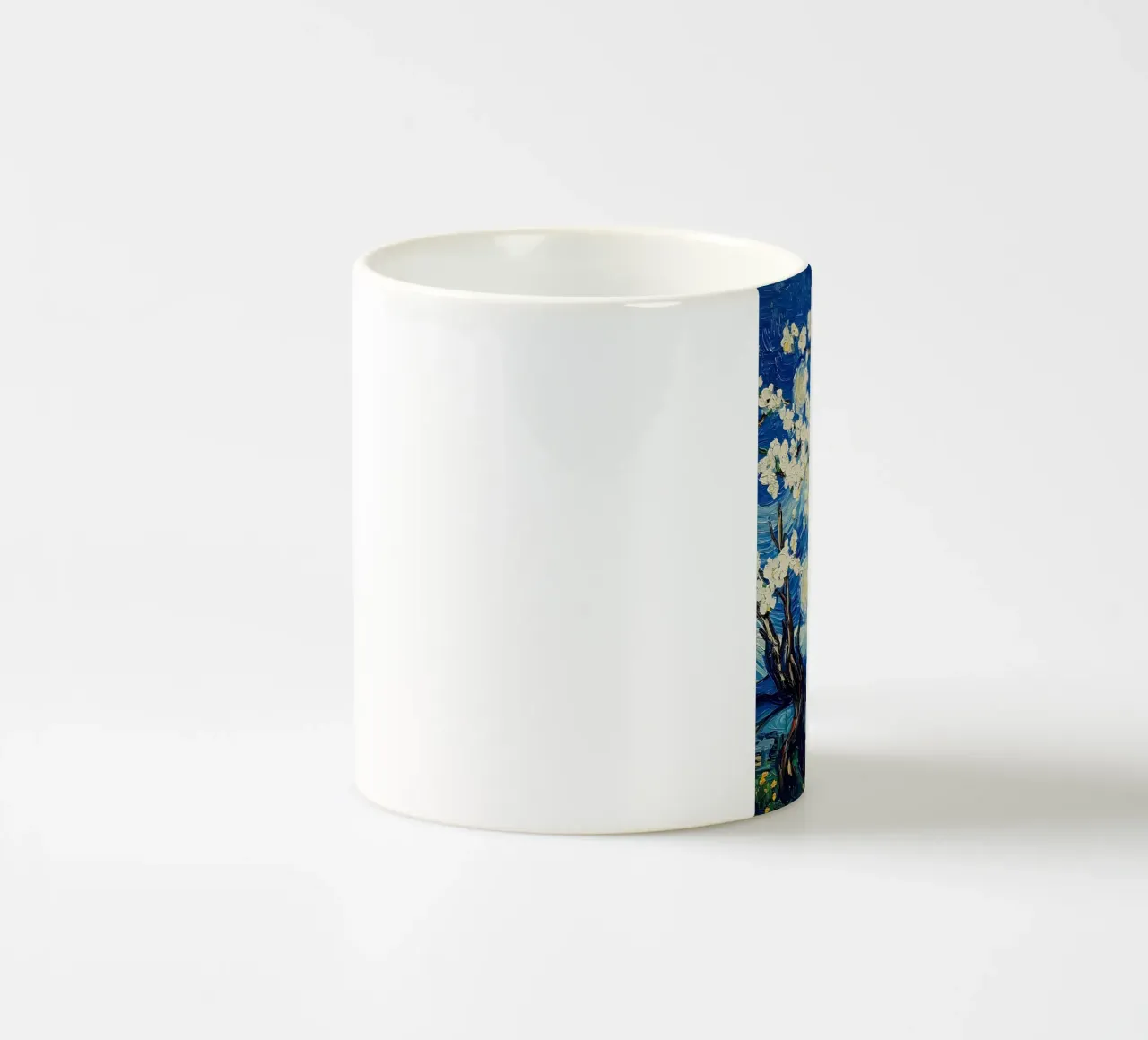 Notte stellata Fiori di mandorlo tazza in ceramica da Adrian Patel