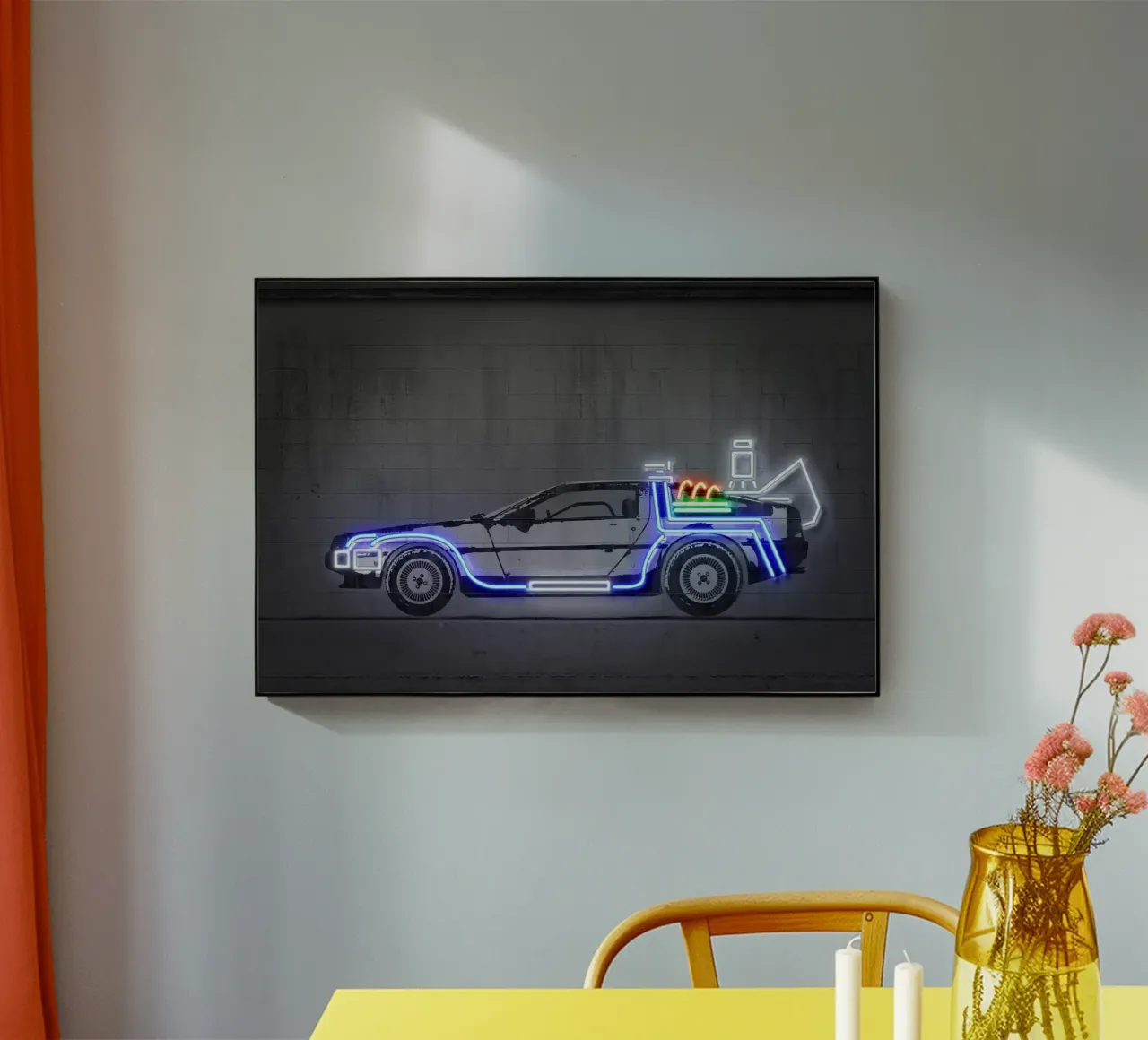 Delorean plexiglass da Octavian