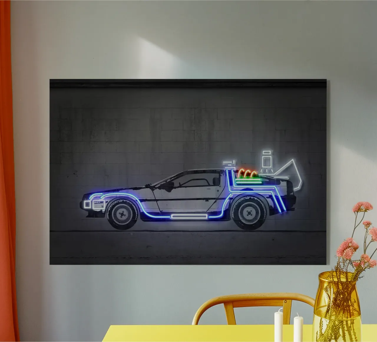Delorean plexiglass da Octavian