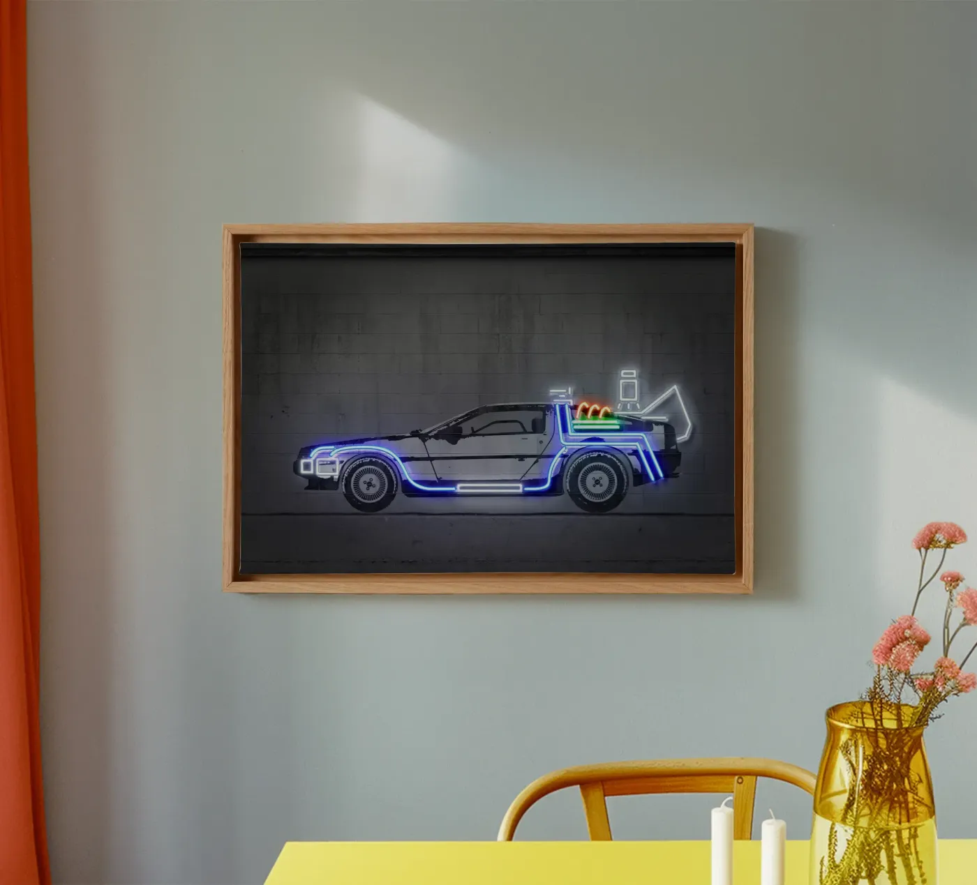 Delorean tela da Octavian