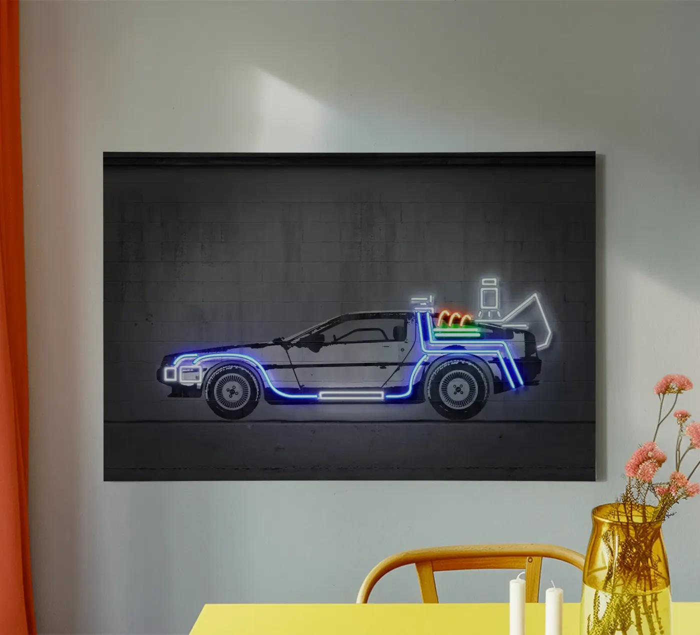 Delorean tela da Octavian