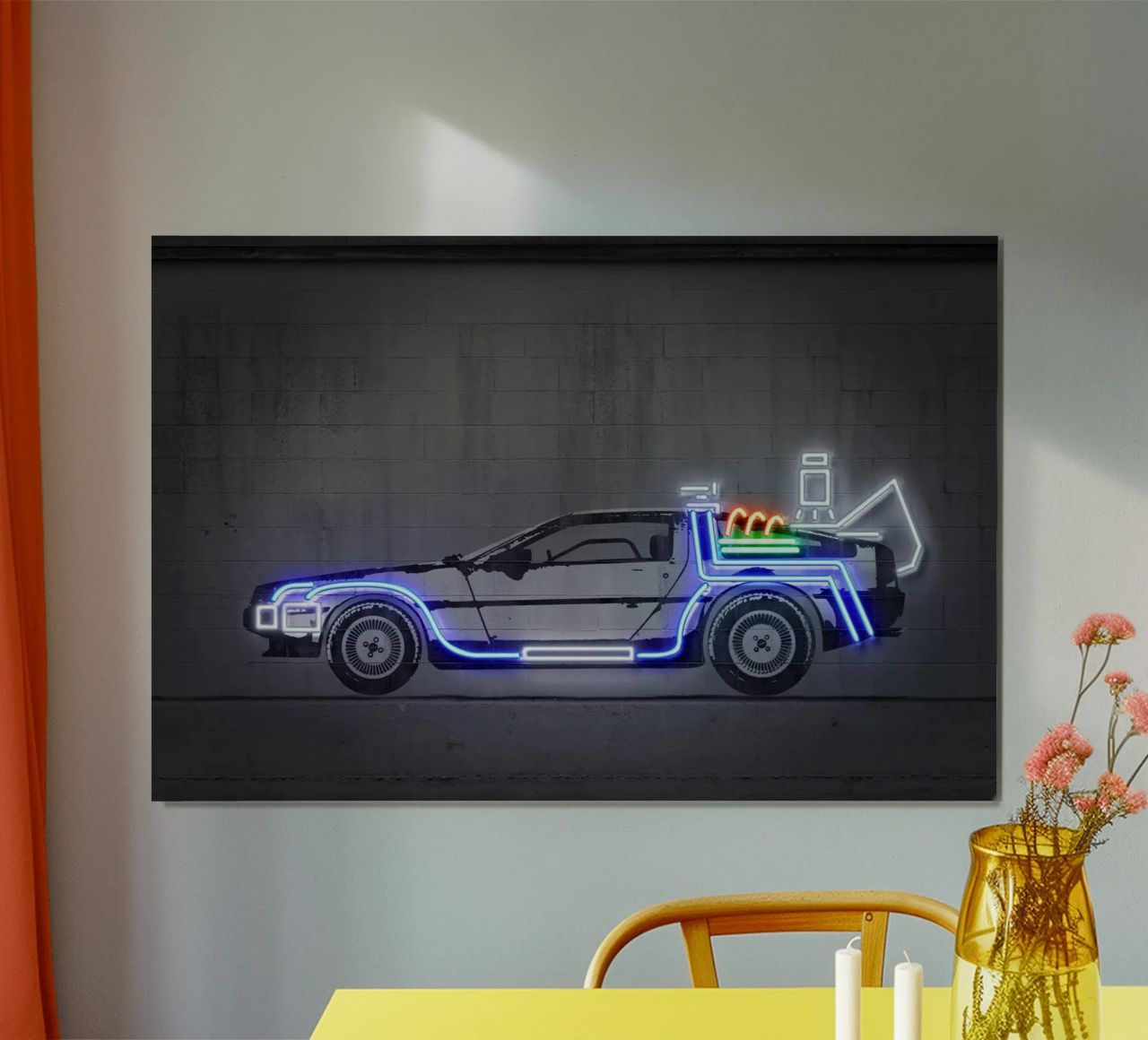 Delorean poster by Octavian