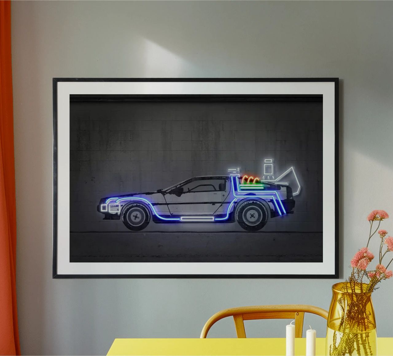 Delorean poster by Octavian