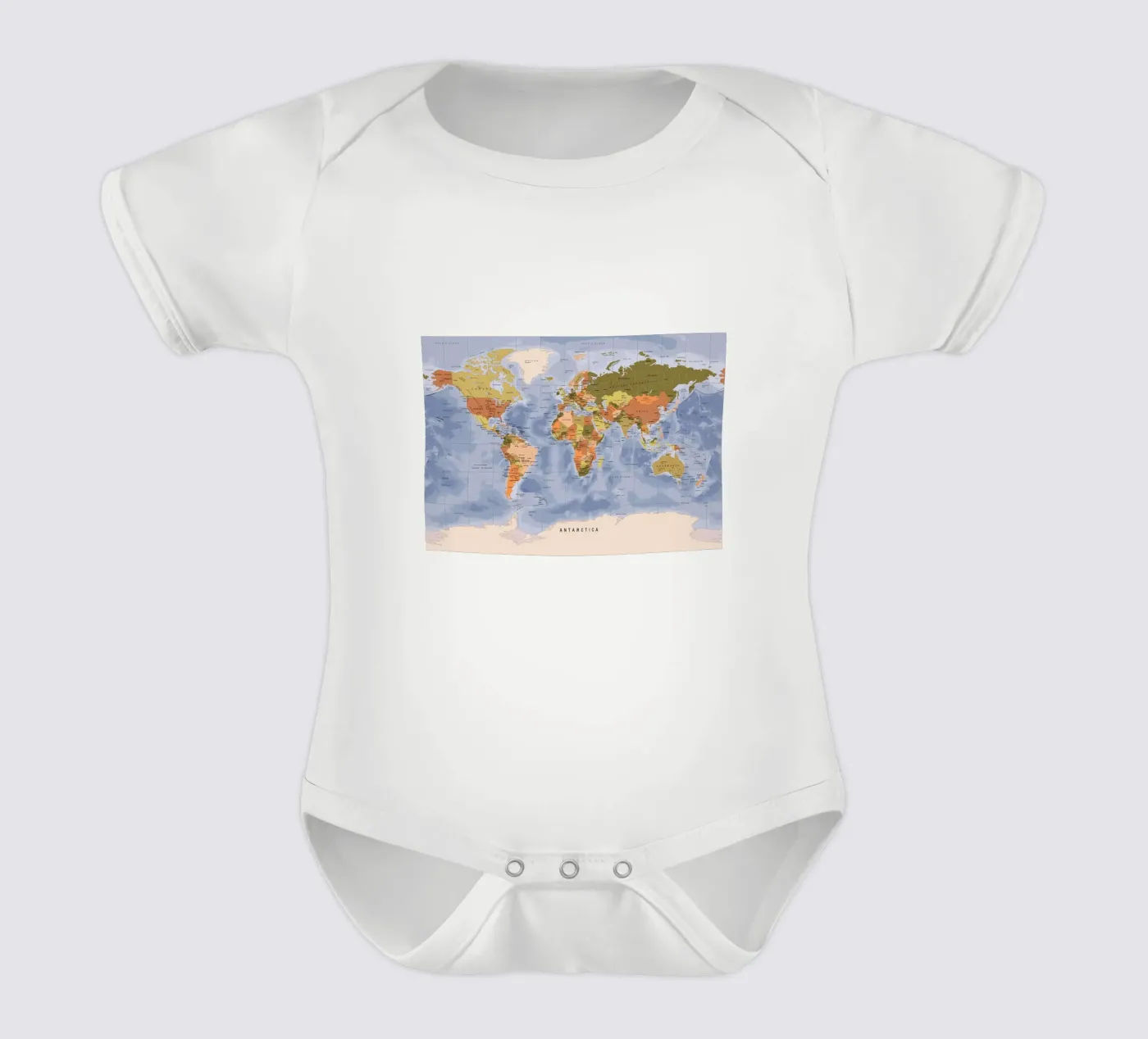 Carte du monde body bébé de Aiden Garcia