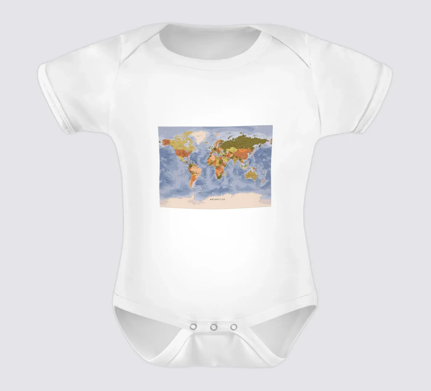 Carte du monde body bébé de Aiden Garcia