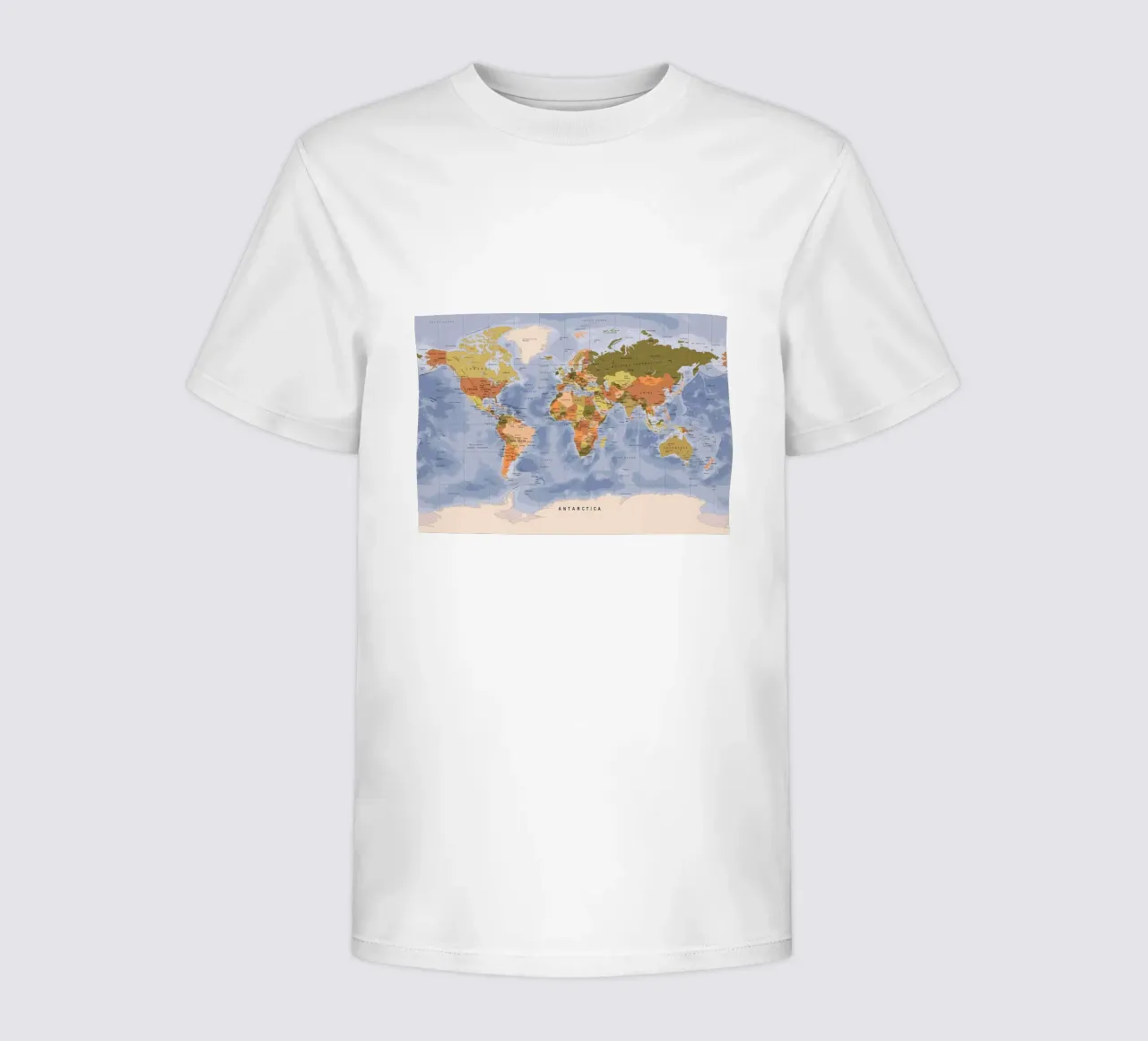 Mappa del mondo t-shirt bambini da Aiden Garcia