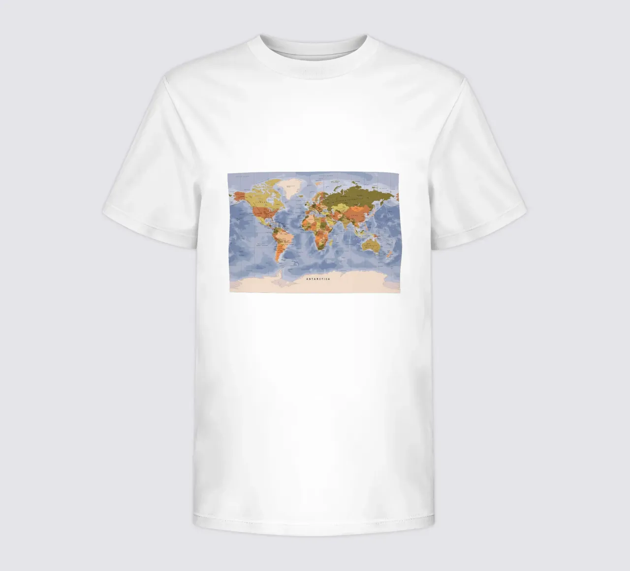 Mappa del mondo t-shirt bambini da Aiden Garcia