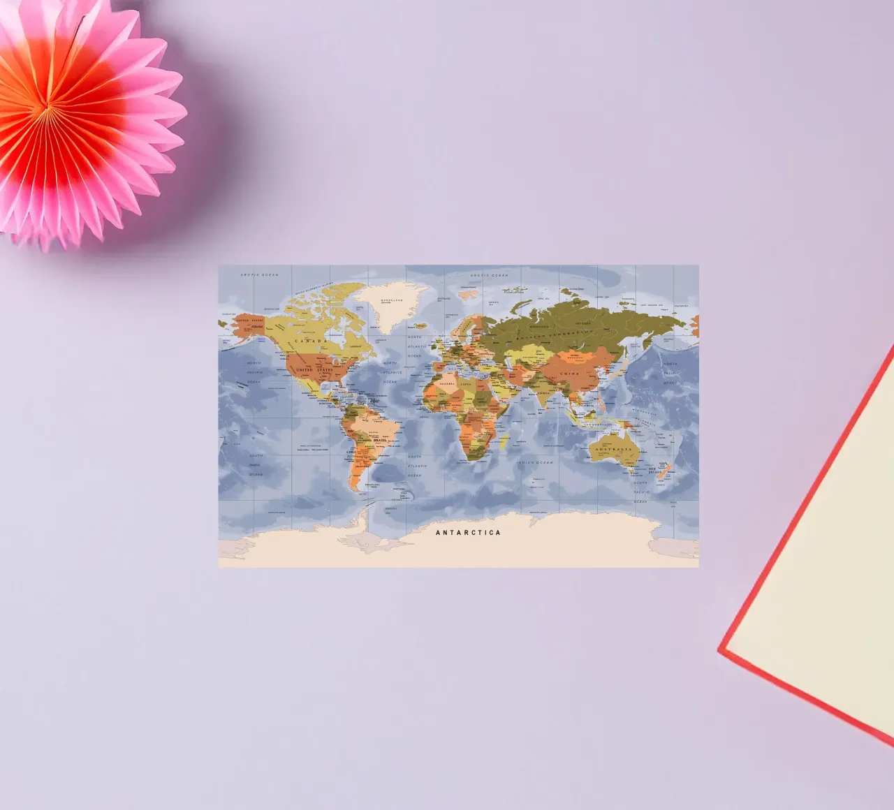 World map sticker by Aiden Garcia