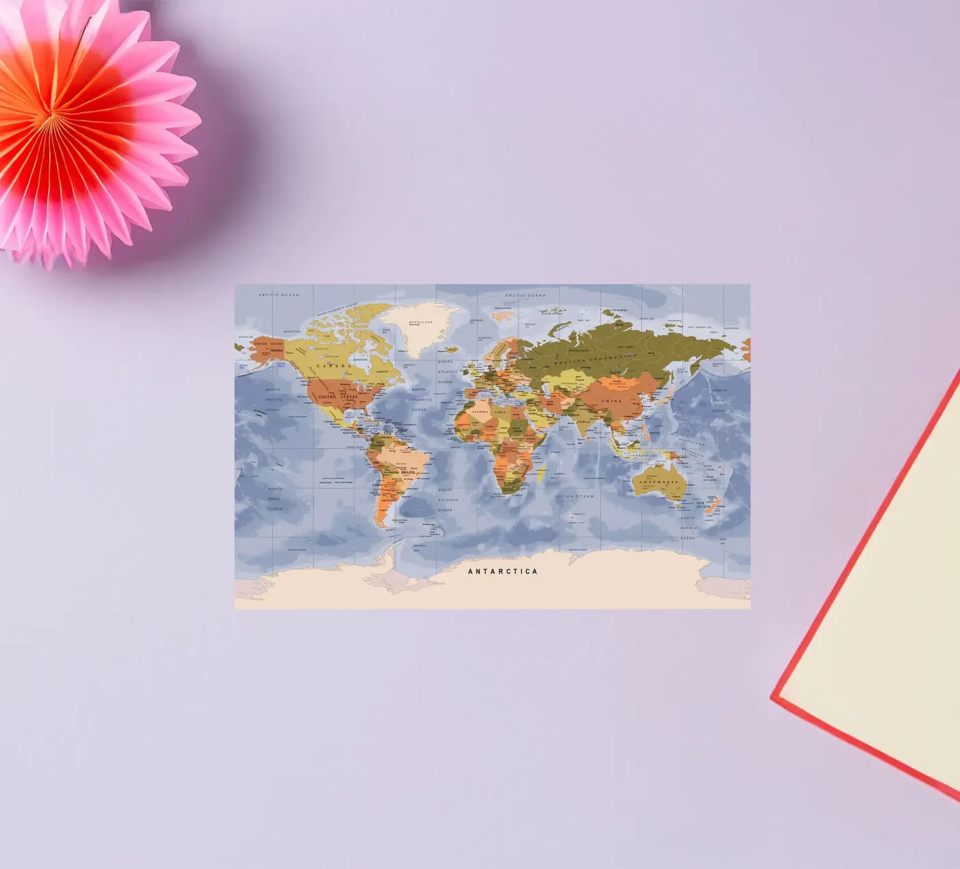 World map sticker by Aiden Garcia