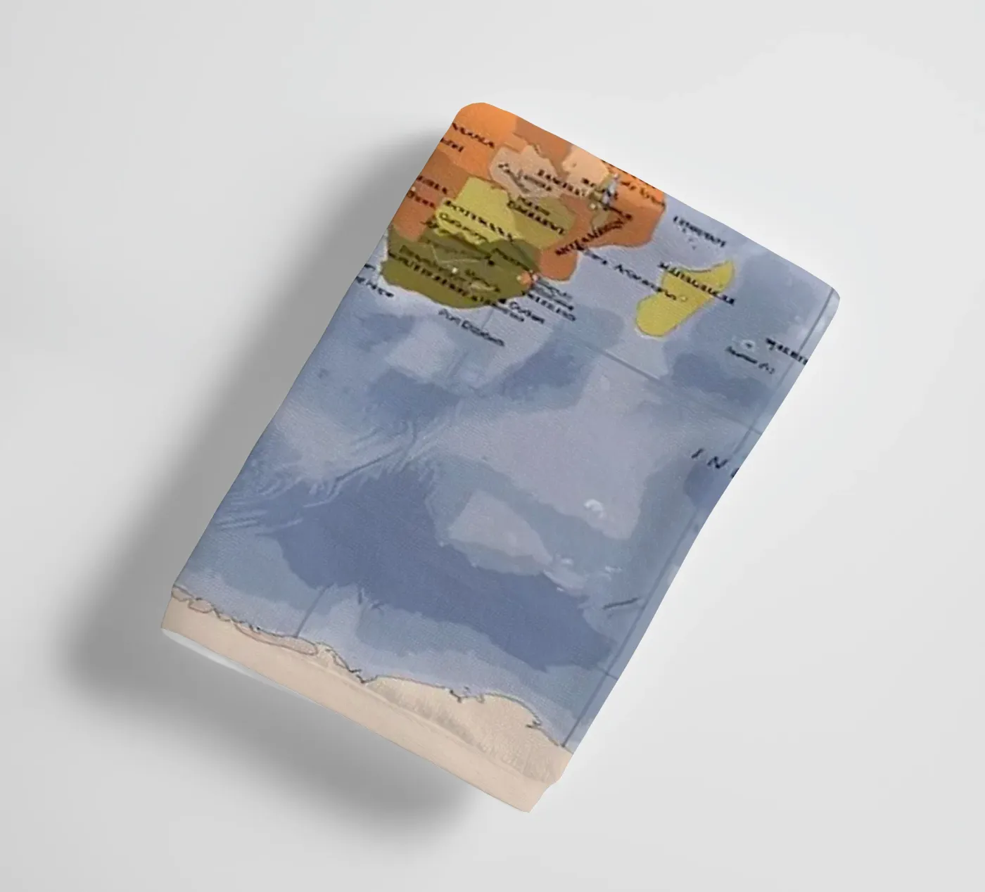 World map towel by Aiden Garcia