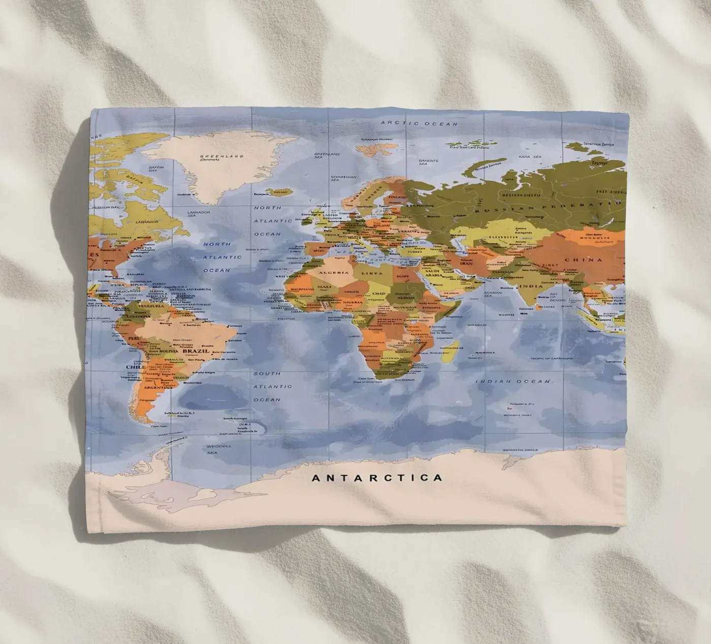 World map telo mare da Aiden Garcia