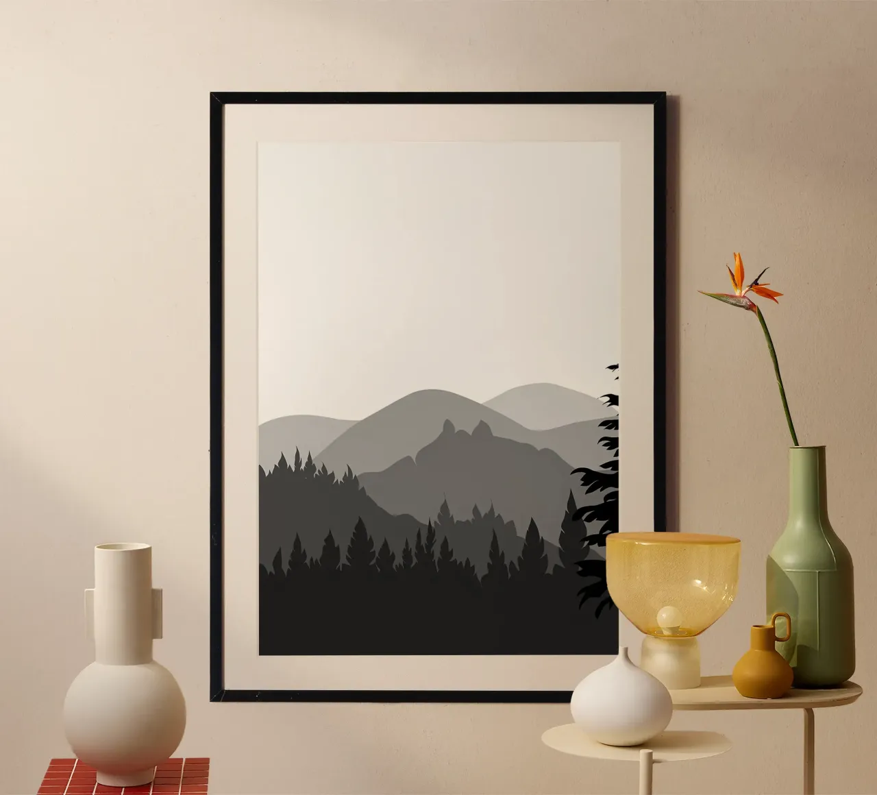 flat Beauty mountain hahnemühle by Bartosz Powalka