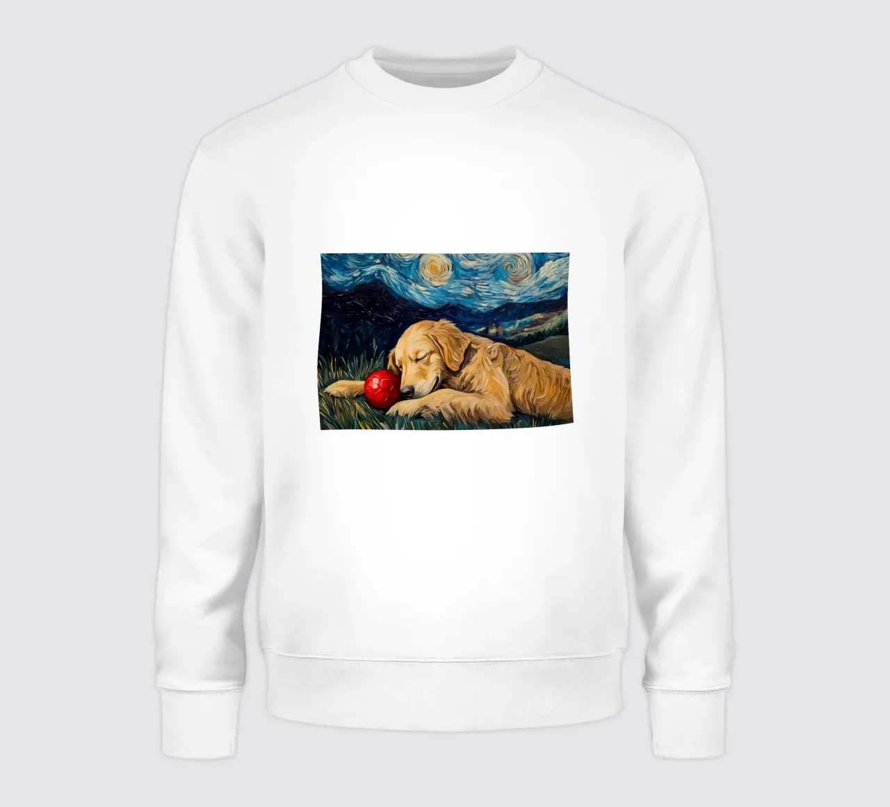 Cane vangogh felpa da Adrian Patel