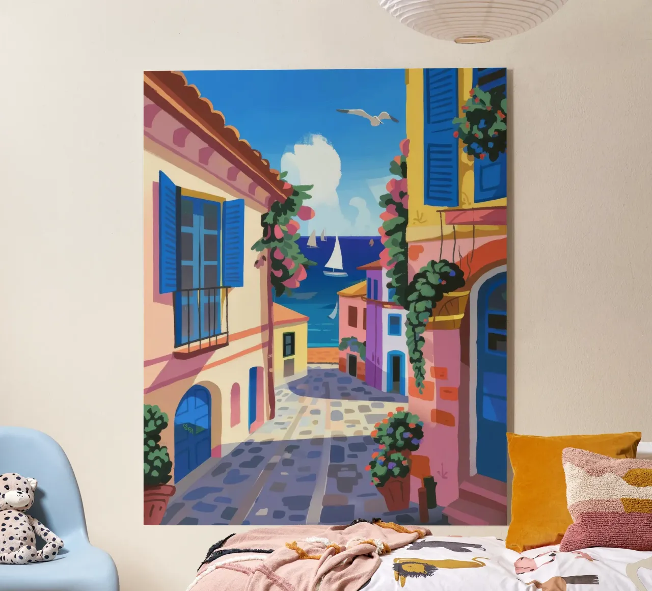 Encantadora escapada a un callejón metacrilato de Nebula Verse