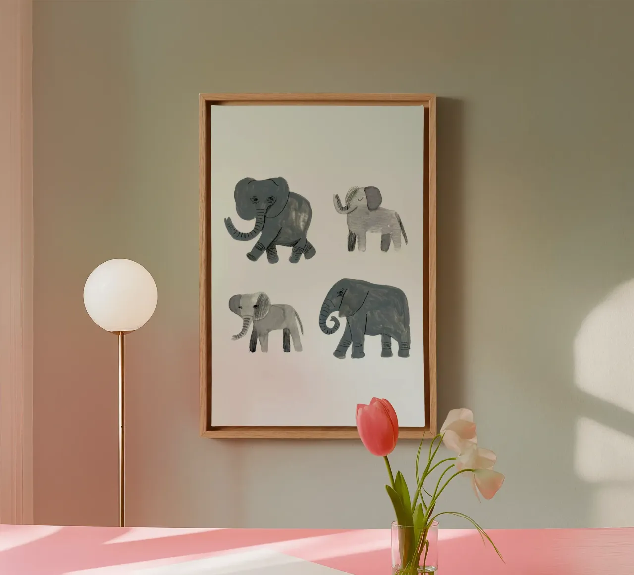 Nellie and co. tela con Cornice a cassetta da Little Flourishes