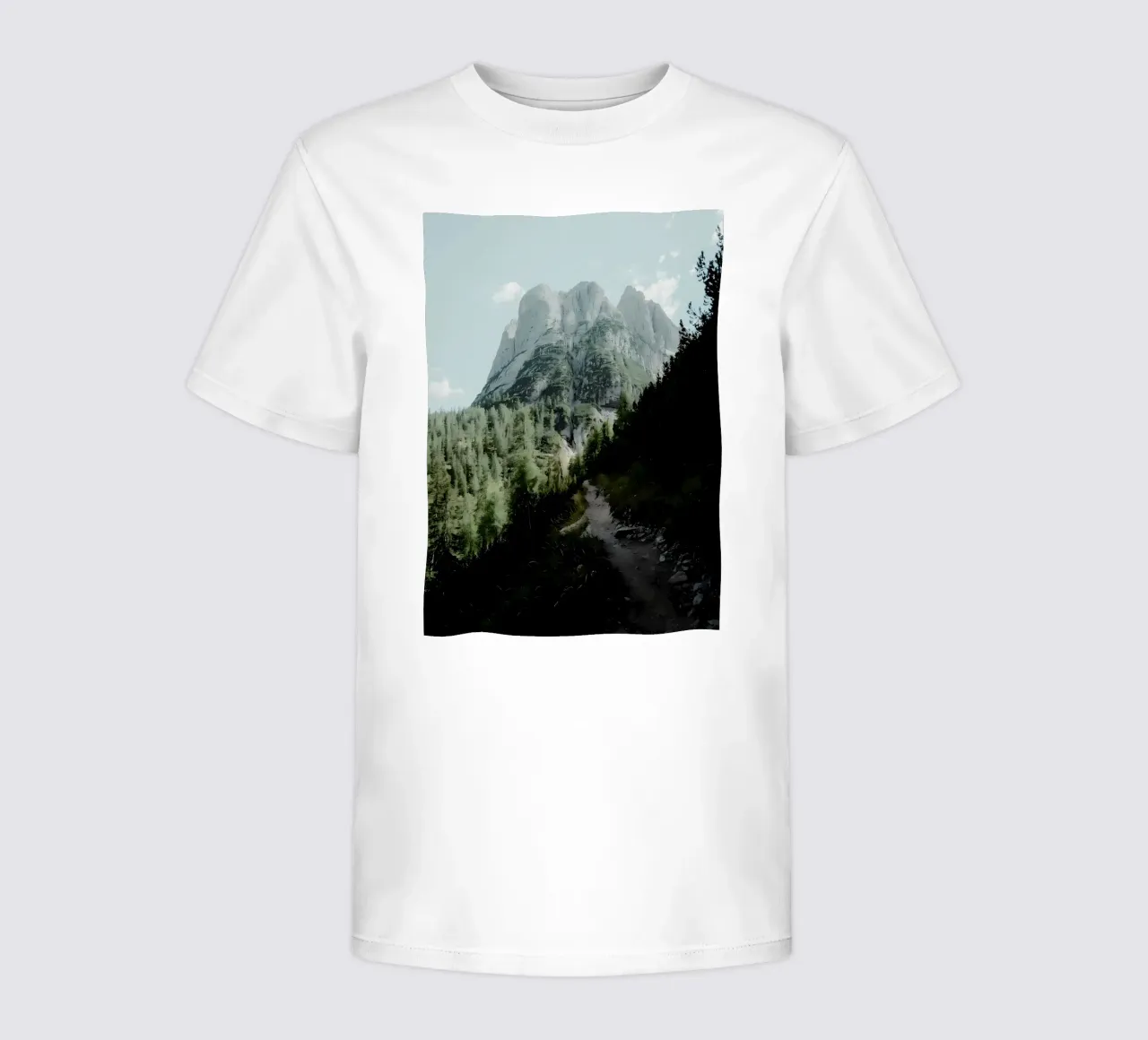 Mountain trail kids t-shirt by Matthew Katz