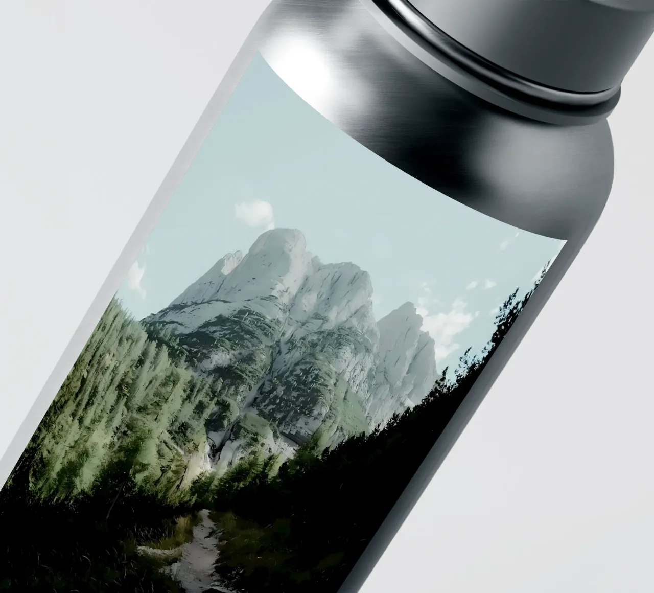 Mountain trail sticker by Matthew Katz