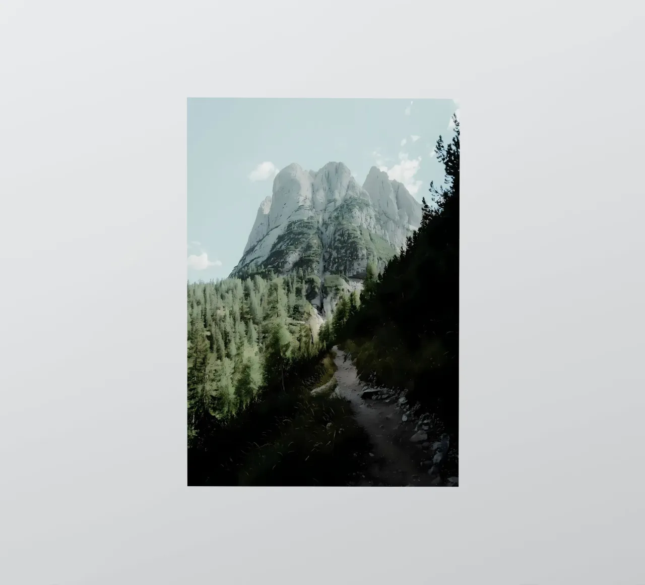 Mountain trail sticker by Matthew Katz