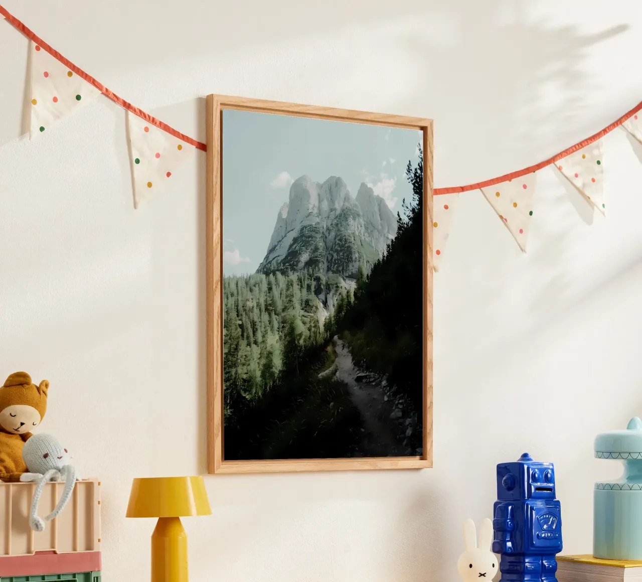 Mountain trail acrylic glass by Matthew Katz
