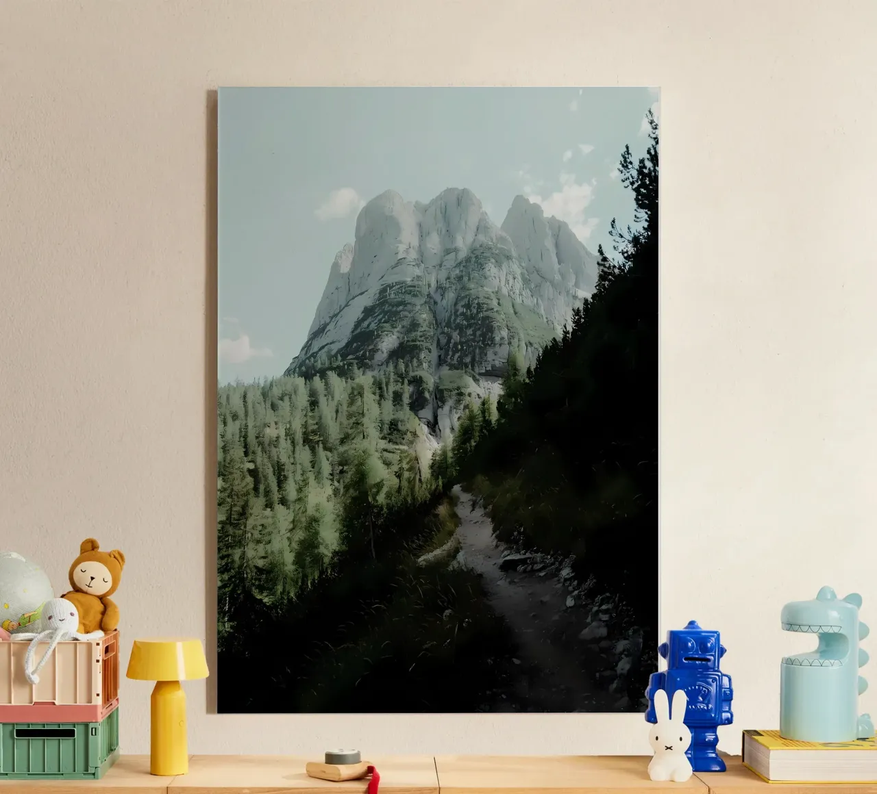 Mountain trail acrylic glass by Matthew Katz