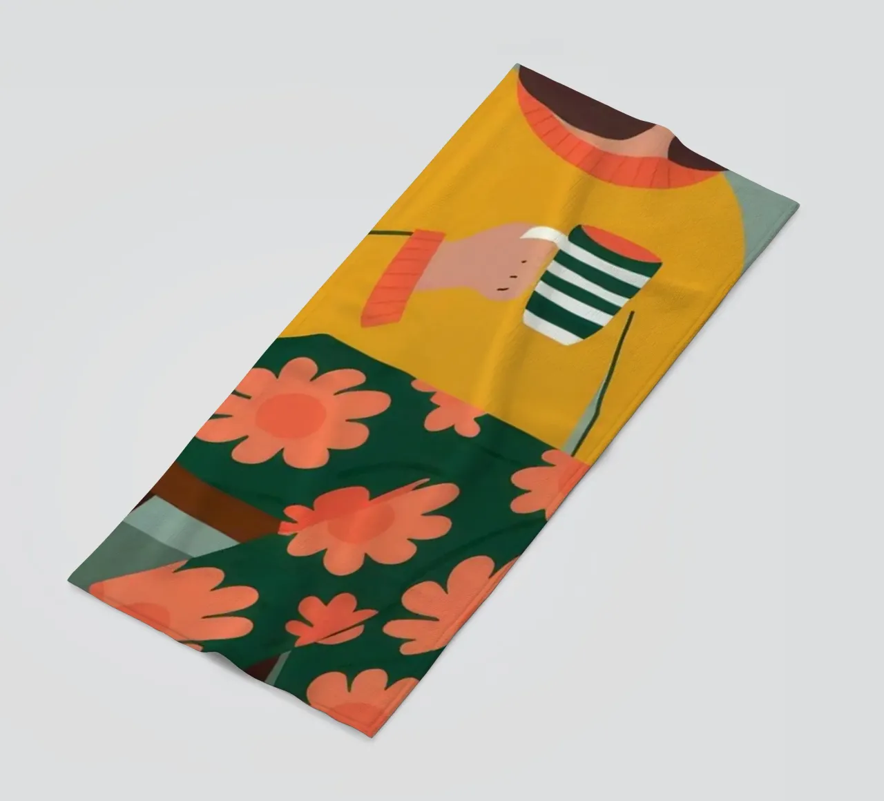 Tuin Thee Rust strandhanddoek van Nebula Verse