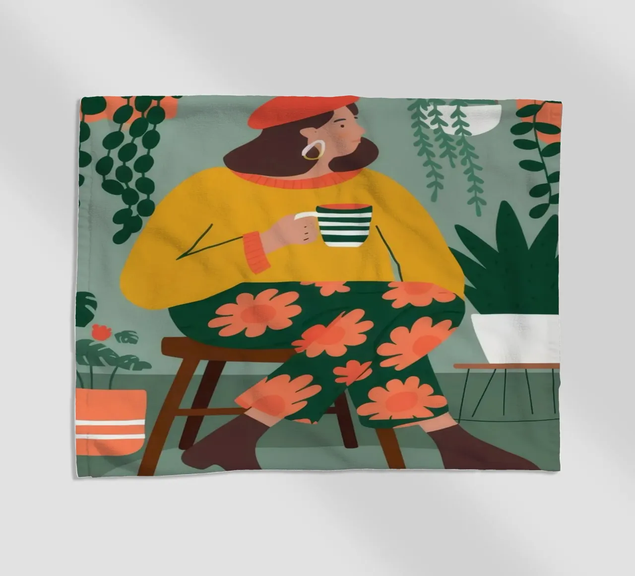 Tuin Thee Rust strandhanddoek van Nebula Verse