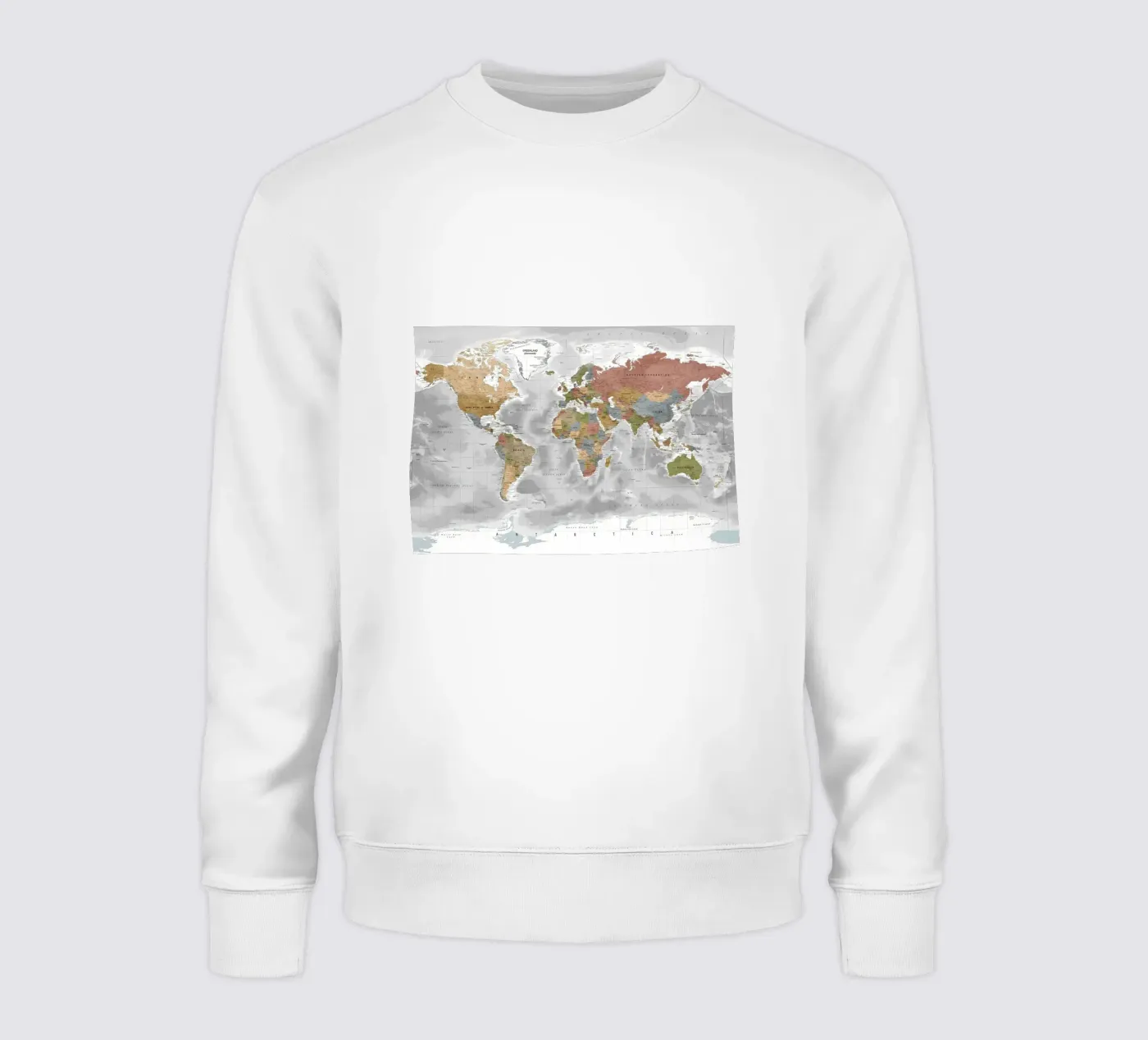Mappa del mondo felpa da Aiden Garcia