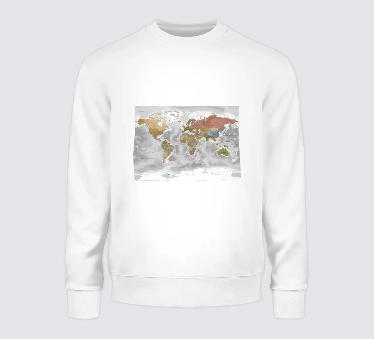 Mappa del mondo felpa da Aiden Garcia