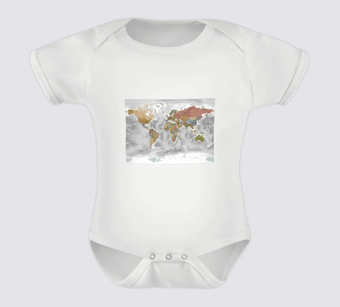 Carte du monde body bébé de Aiden Garcia