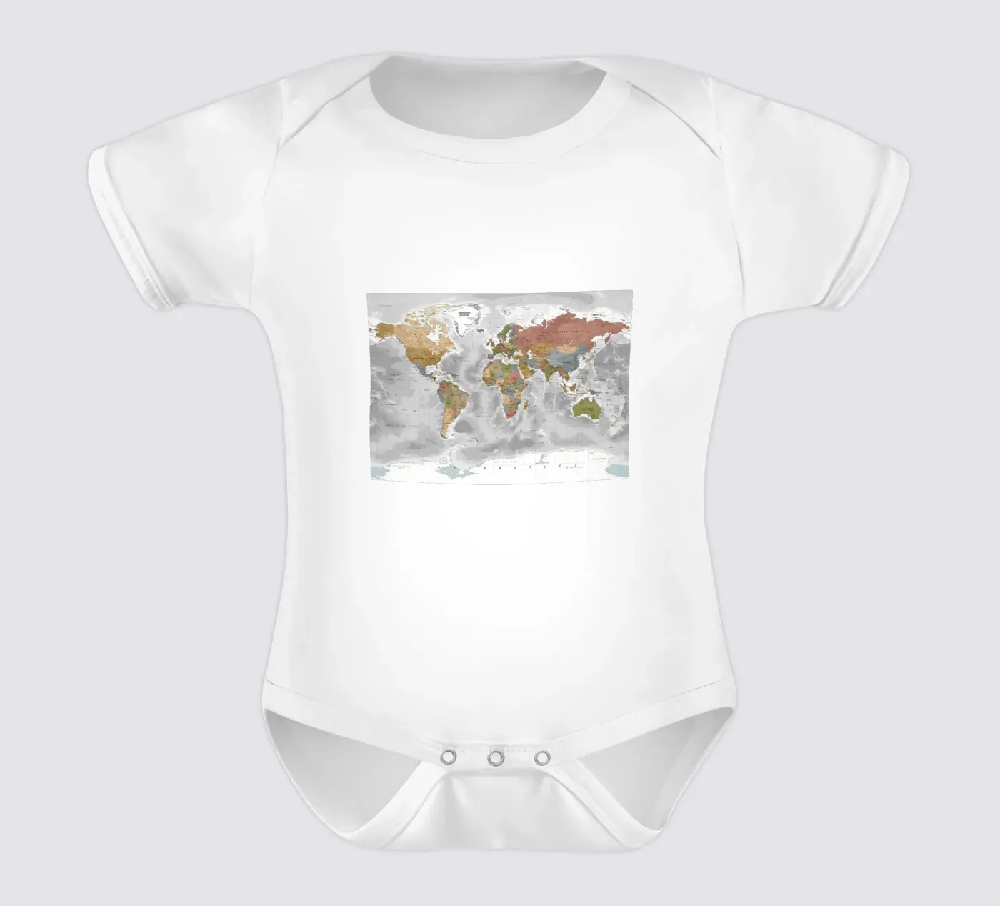 Carte du monde body bébé de Aiden Garcia