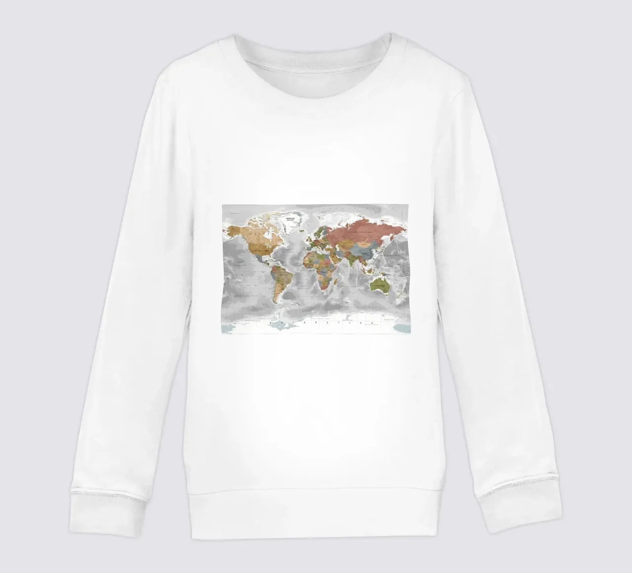 Mappa del mondo felpa bambino da Aiden Garcia