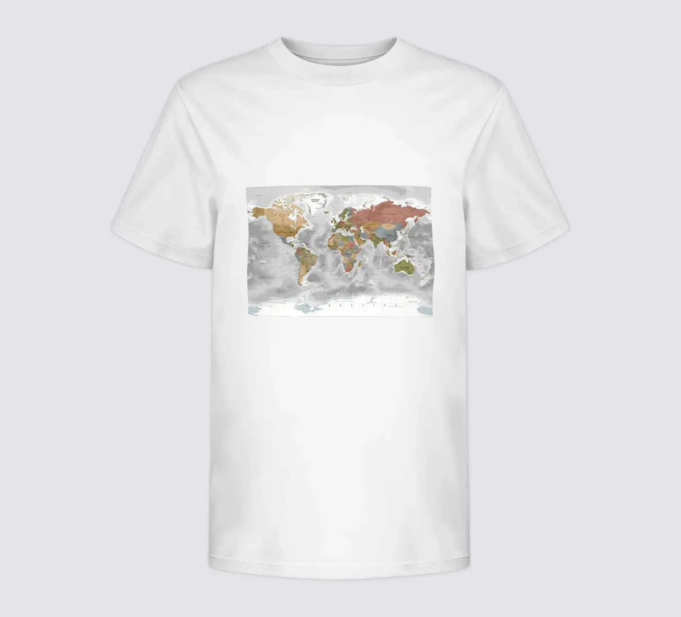 World map t-shirt bambini da Aiden Garcia