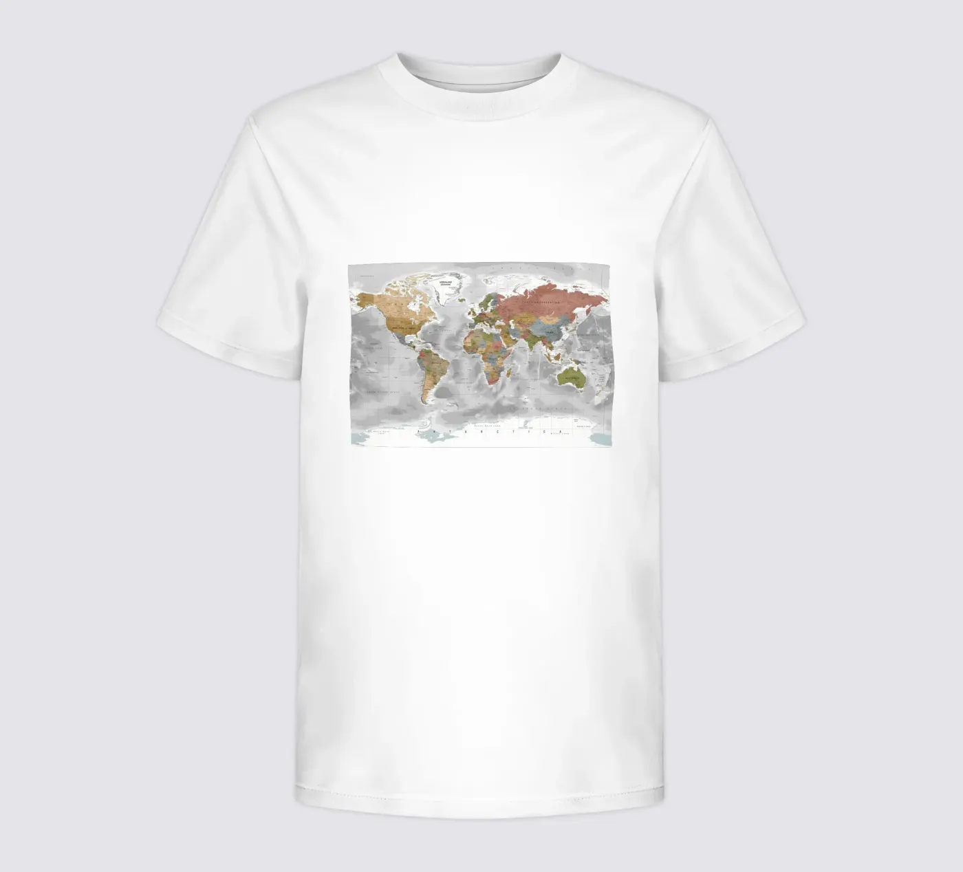 World map t-shirt bambini da Aiden Garcia
