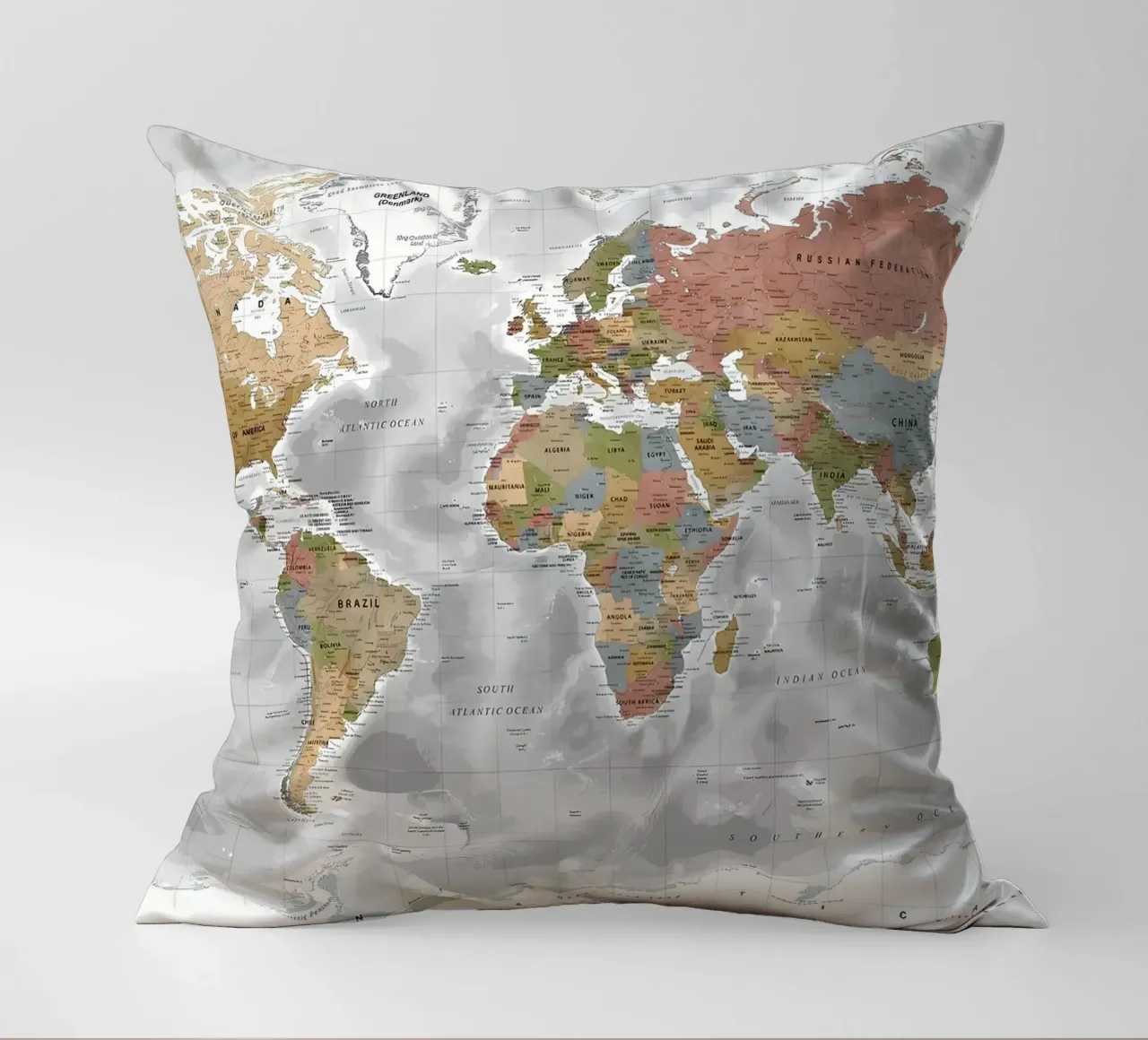 Mappa del mondo cuscino da Aiden Garcia