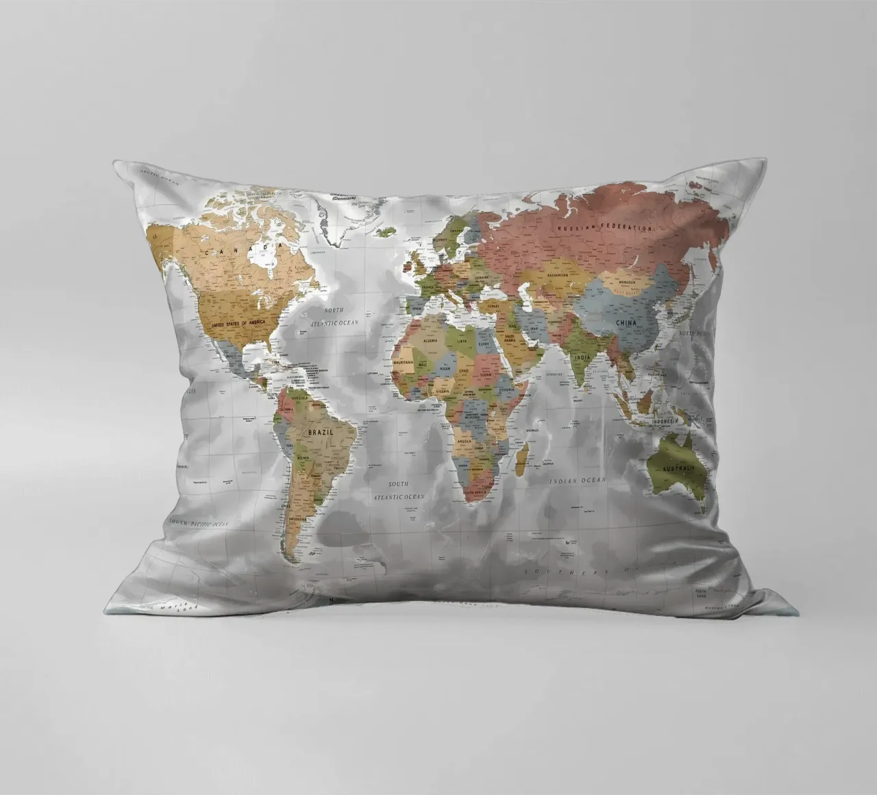 Mappa del mondo cuscino da Aiden Garcia