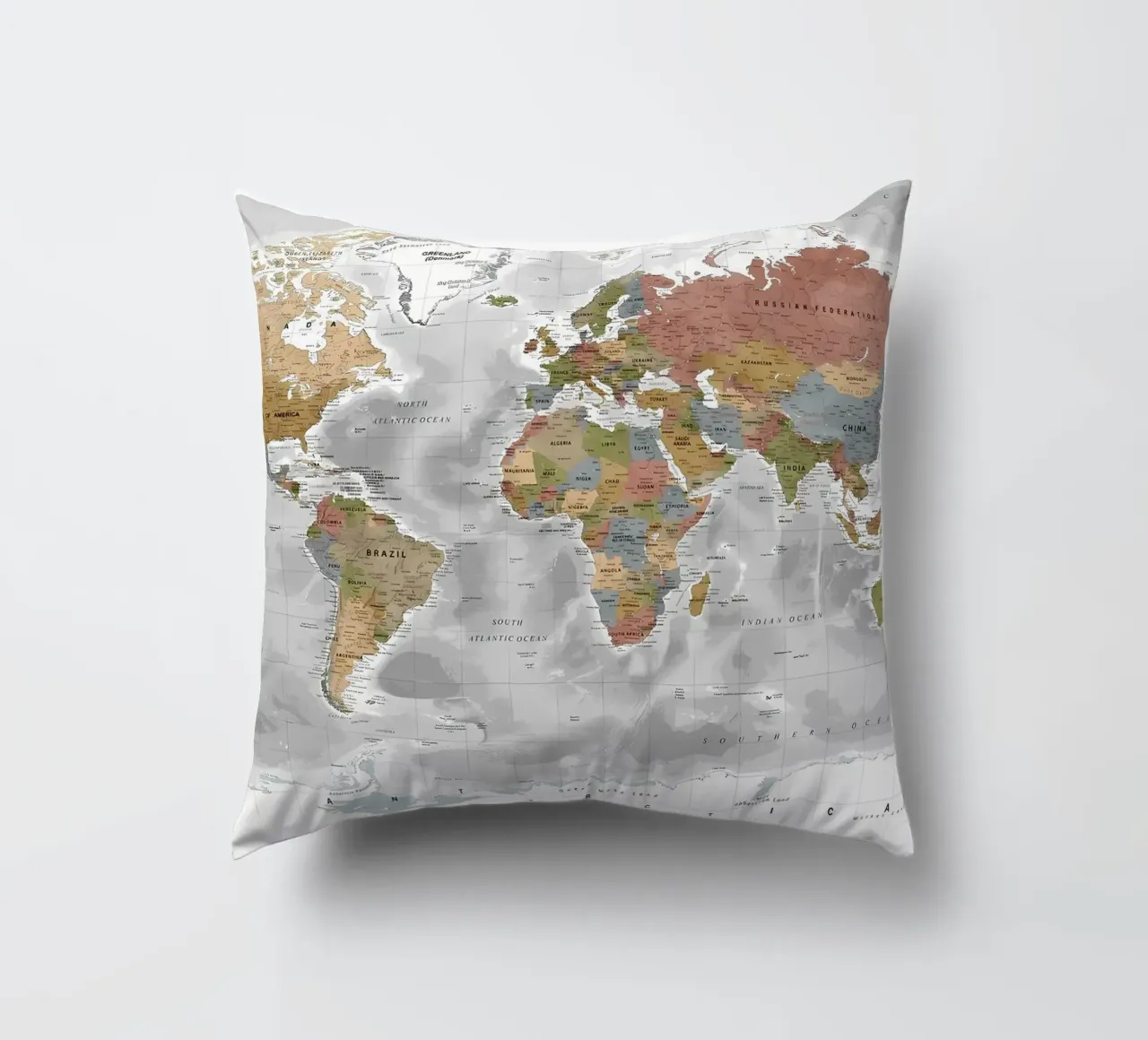 Mappa del mondo cuscino da Aiden Garcia