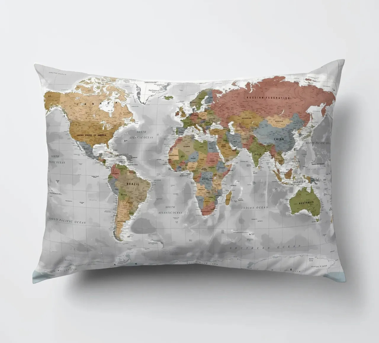 Mappa del mondo cuscino da Aiden Garcia